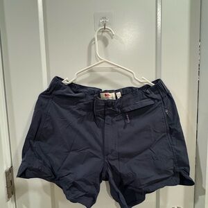 Fjallraven Women's Navy Athletic Shorts
